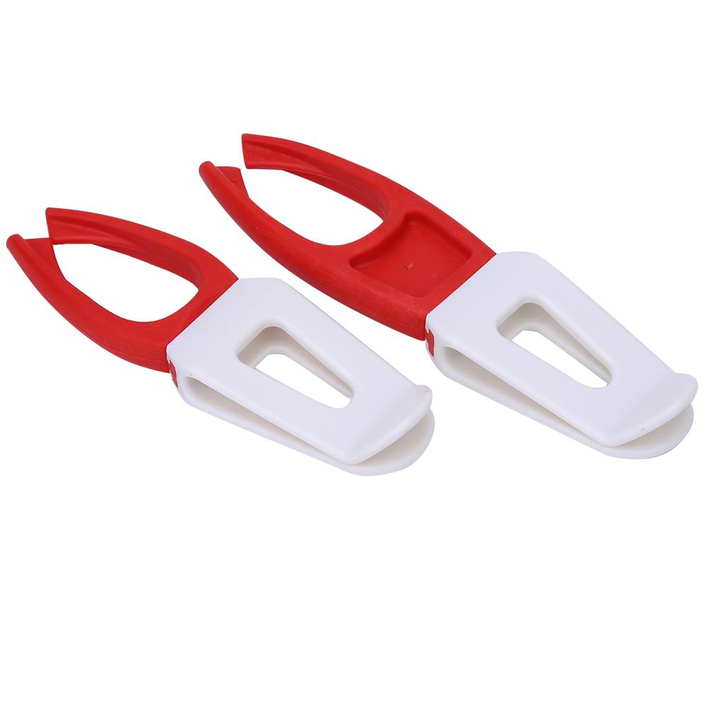 2 pcs Removable Plastic Fishing Tackle Fishing Rod Pole Rack Fish Clip Bracket Accessories