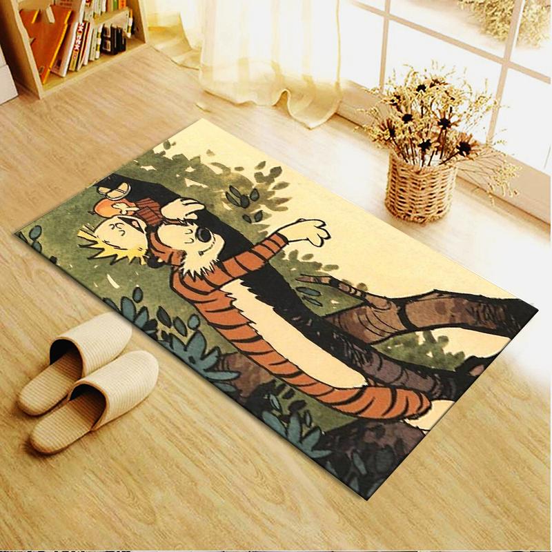 2025 New Calvin and Hobbes Carpet Rug for Living Room Bedroom Home Sofa Decoration,Kids play Non-slip Floor Mat