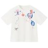 MQD Girls' Cartoon Print Casual Short-Sleeve T-Shirt