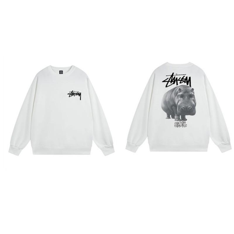 Unisex Oversized Crewneck Fleece-Lined Cotton Sweatshirt With Dice Letter Print Winter Casual Wear