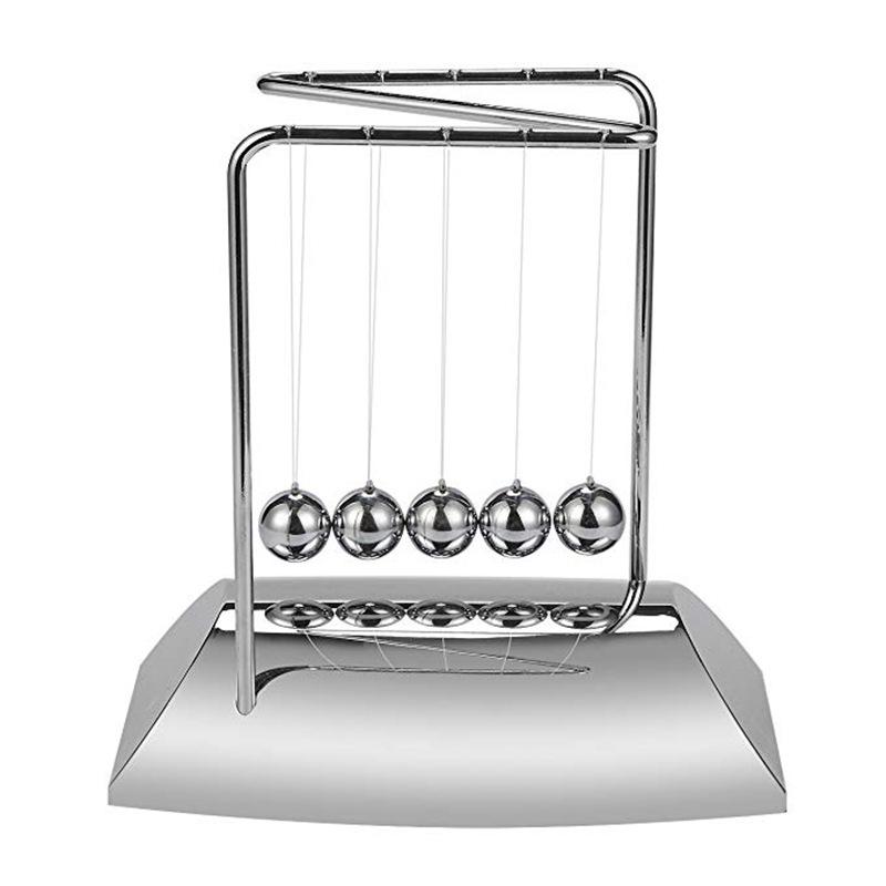 Z Shape Newton Cradle Steel Balance Ball Physics Science Pendulum Desk Home Decor