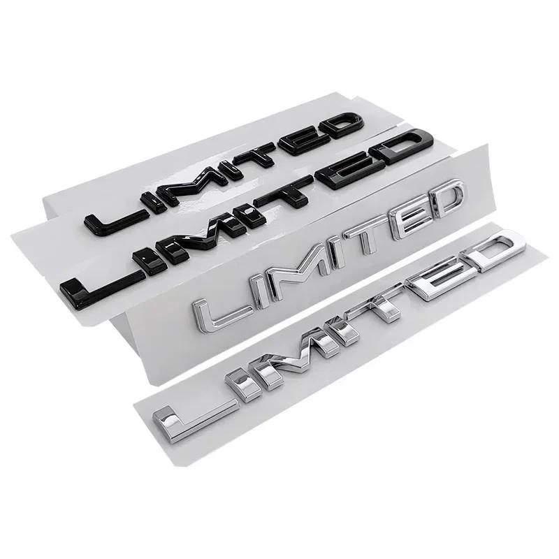 3D ABS Car Body Emblem Rear Trunk Badge Sticker for Jeep LIMITED Wrangler Tj Jk Jl Grand Cherokee Commander Renegade Liberty AMR1