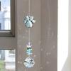 Garden Ornaments Crystal Wind Chimes With Stainless Steel Frame Producing Rainbows Hues For Outdoor Display