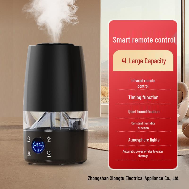 

4L Quiet Home Humidifier & Air Purifier with Aromatherapy and Large Mist Volume English Version + Australia Plug