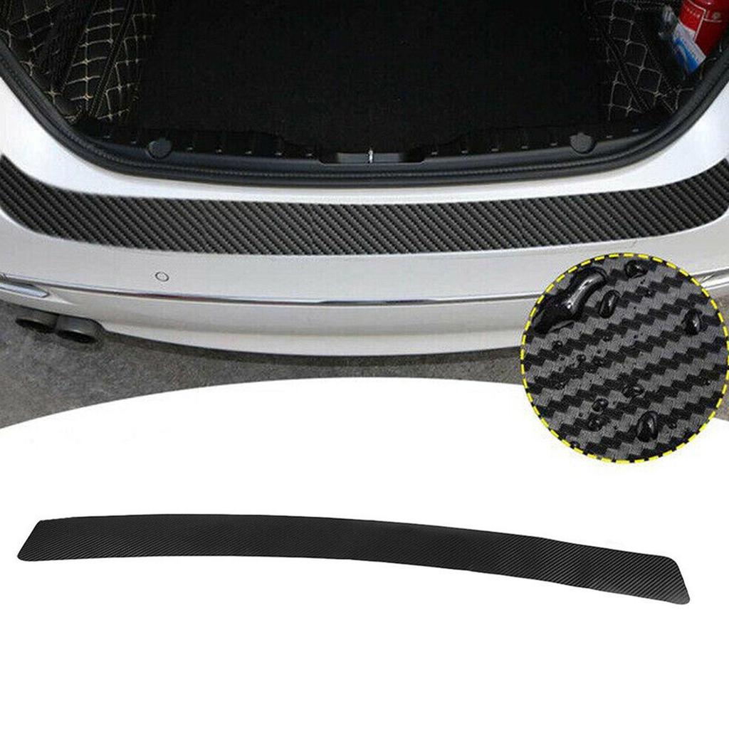100cm Car Trunk Door Sill Plate Protector Rear Bumper Rubber Strip Pad Mouldings Cover Styling Guard Scraper Car