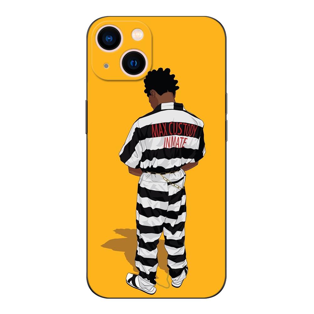 Black Tpu Case For Samsung Galaxy A03 SM-A035 A03 Core A03S A13 A23 LTE A33 A53 A73 4G 5G Rapper Kodaks