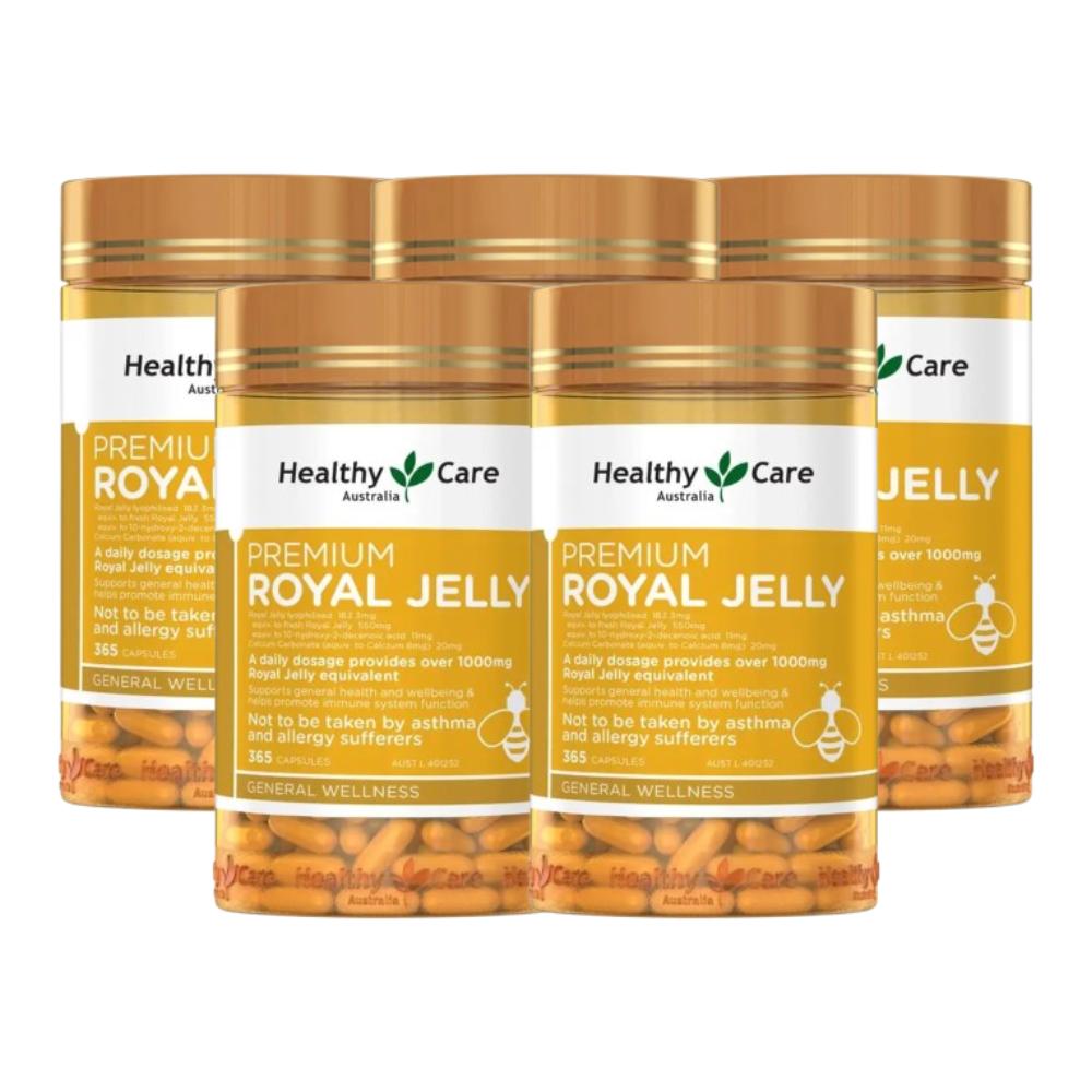 Healthy Care Royal Jelly 1000mg 365c x 5