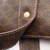 Used CELINE Macadam Tote Bag PVC coated canvas leather Brown Used Women