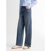 JZ Annacau Women's Deconstructed Denim Curved Jeans