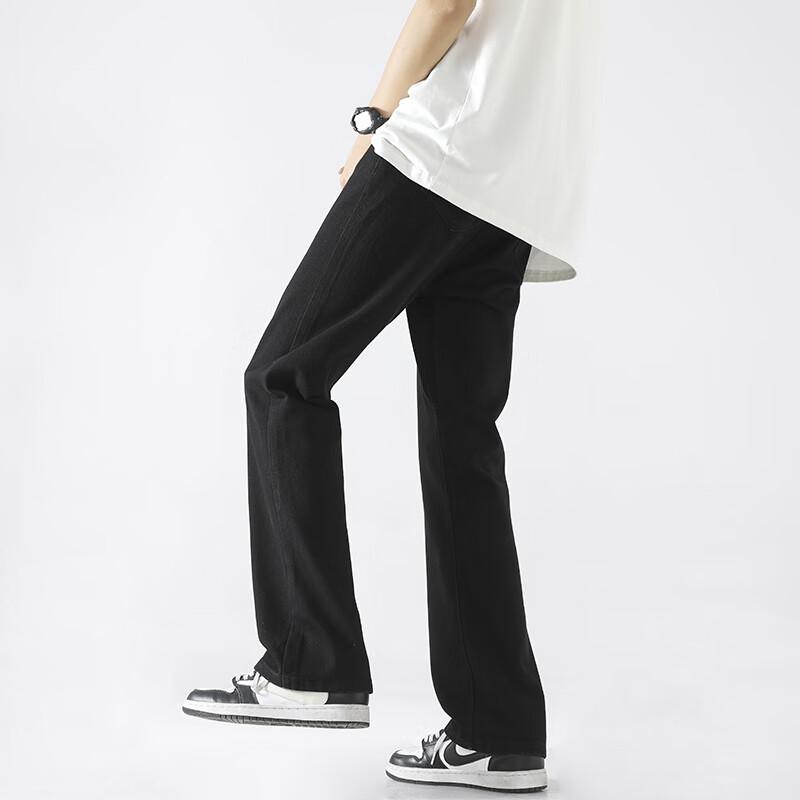 SWAMP AREA Unisex American High Street Micro-Flare Jeans K151