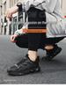 Mamba Black Warrior Men's Spring 2025 PU Mesh Breathable Running Shoes - Versatile Fashion Dad Sneakers