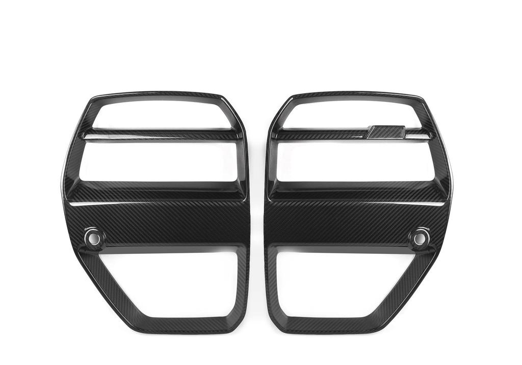 Carbon Fiber Double Kidney Grille ST Style for BMW G80/G82 M3/M4 - Replacement