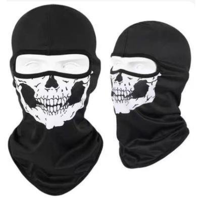 Motorrad Sturmhaube Vollgesichtsmaske Totenkopfprint Motorrad Vollgesichtsmaske Winddicht Skifahren Kopf Halswärmer Fahrradhelm Futter