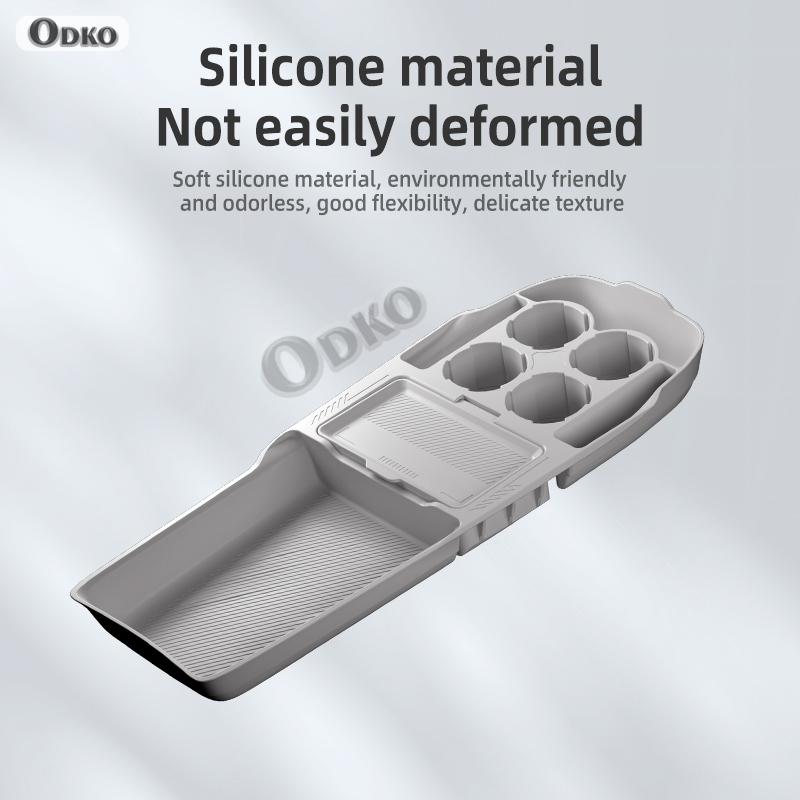 For ONVO L60 Silicone Storage Box Center Console Under Layer Modification Special Car Interior Accessories Organizer