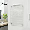 Placă de Mesaje Transparentă pentru Frigider 12''x8'' Placă Magnetică Acrilică pentru Planificare, Planificator Săptămânal de Mese, Tablă de Notițe Reutilizabilă cu Marker pentru Organizarea Casei