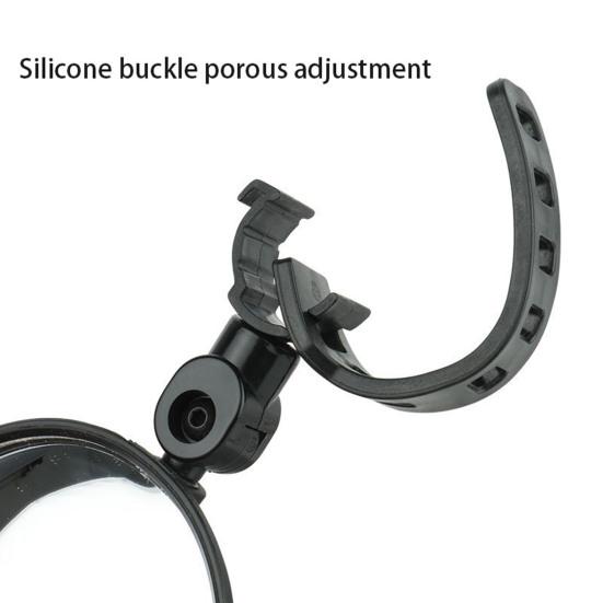 Zpětné zrcátko Široký výhled Stabilní popruh Vícenásobná rotace úhlů Zpětné pohledy Akrylát 95/75/50mm Řídítka Konvexní zpětné zrcátko Cyklistické příslušenství