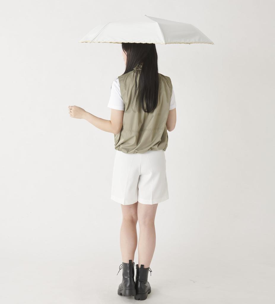 Esta Folding First Class Sun UV For Sun and Pearl Heat [Moonbat] Parasol, Umbrella, Protection, Protection, Rain, Sparkling, Finish, Cut,