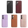 Lychee Grain Magnetic Leather Wallet Card Solt Phone Case For Samsung S25 Ultra S24 Plus S23 S22 A16 A26 A17 A07 Kickstand Cover
