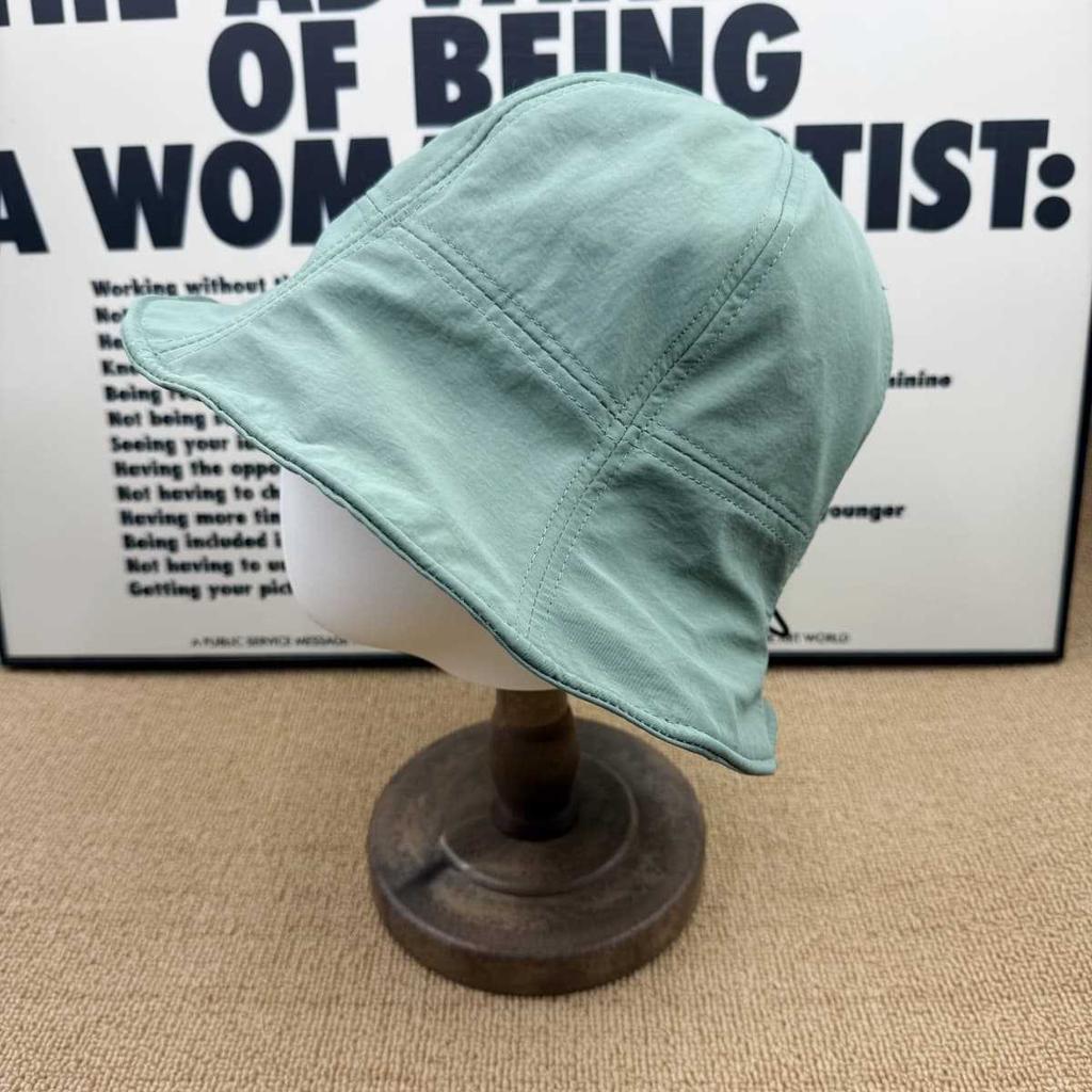 Summer quick-drying sun protection bucket hat women's UV protection big brim sun hat adjustable drawstring outdoor sun hat