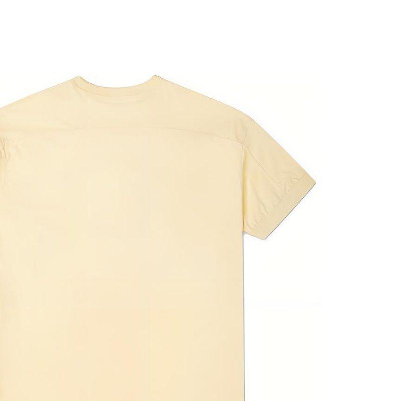 Converse Drop Shoulder Sleeve T Shirt Women's Light Yellow 10021721-A01
