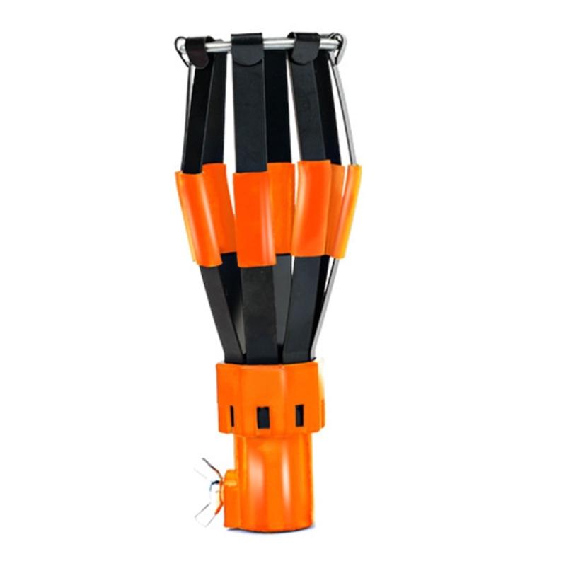 Light Bulb Changer Head with Aluminum Body, Manual Overhead Service Tool for Hard-to-Reach Ceiling Lighting Use