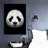 Interesting Panda Bubble Blowing and Sunglasses Canvas Poster Prints On the Wall Living Room Pop Art Home