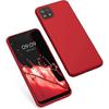 Protective Case - BOOLING - for Samsung Galaxy A22 5G - Flexible - Silicone - Red
