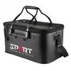 GaUmiME 55cm Fischereieimer, Angelzubehör, Faltbarer EVA-Eimer, Robust, Wasserdicht, Wassereimerscheide, Großes Fassungsvermögen (55 cm)