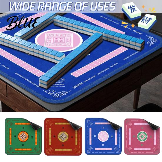 Foldable Gaming Pad Game Durable Domino Tile Mat Poker Mahjong Table Card Board Tabletop Anti-slip