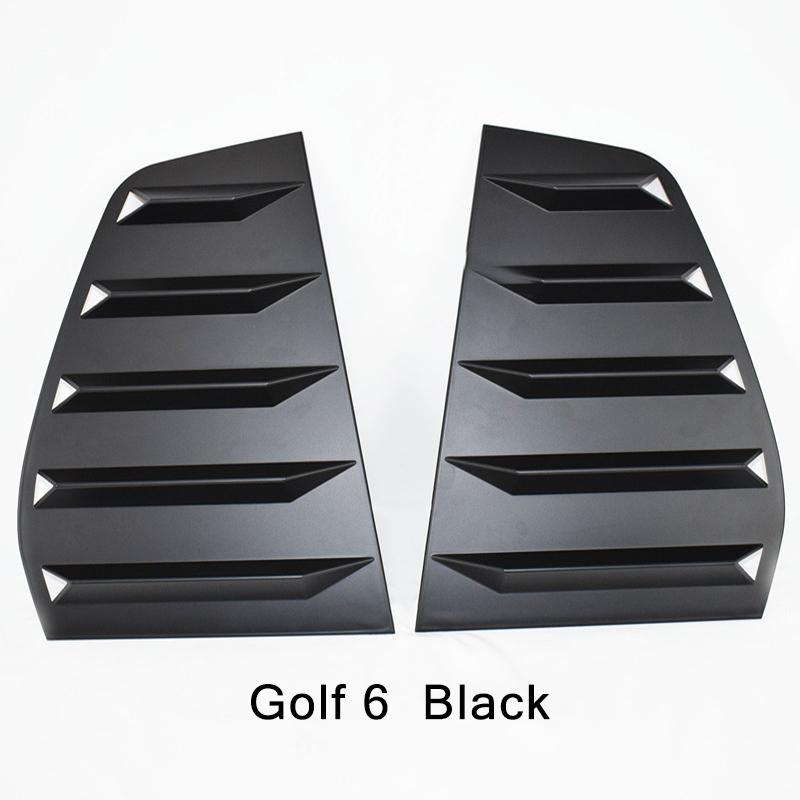 

1Pair Window Trim Spoiler For Volkswagen VW Golf 6 MK6 Golf 7 MK7 MK7.5 GTI R 2003-2020 Rear Door Window Shutter Cover Sticker