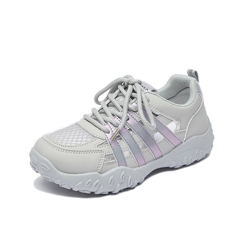Hollow White Shoes Women's Autumn Thin New Mesh Breathable Sports Sandals Mesh Shoes Children