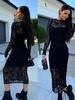 2024 Long Sleeve Lace Dress