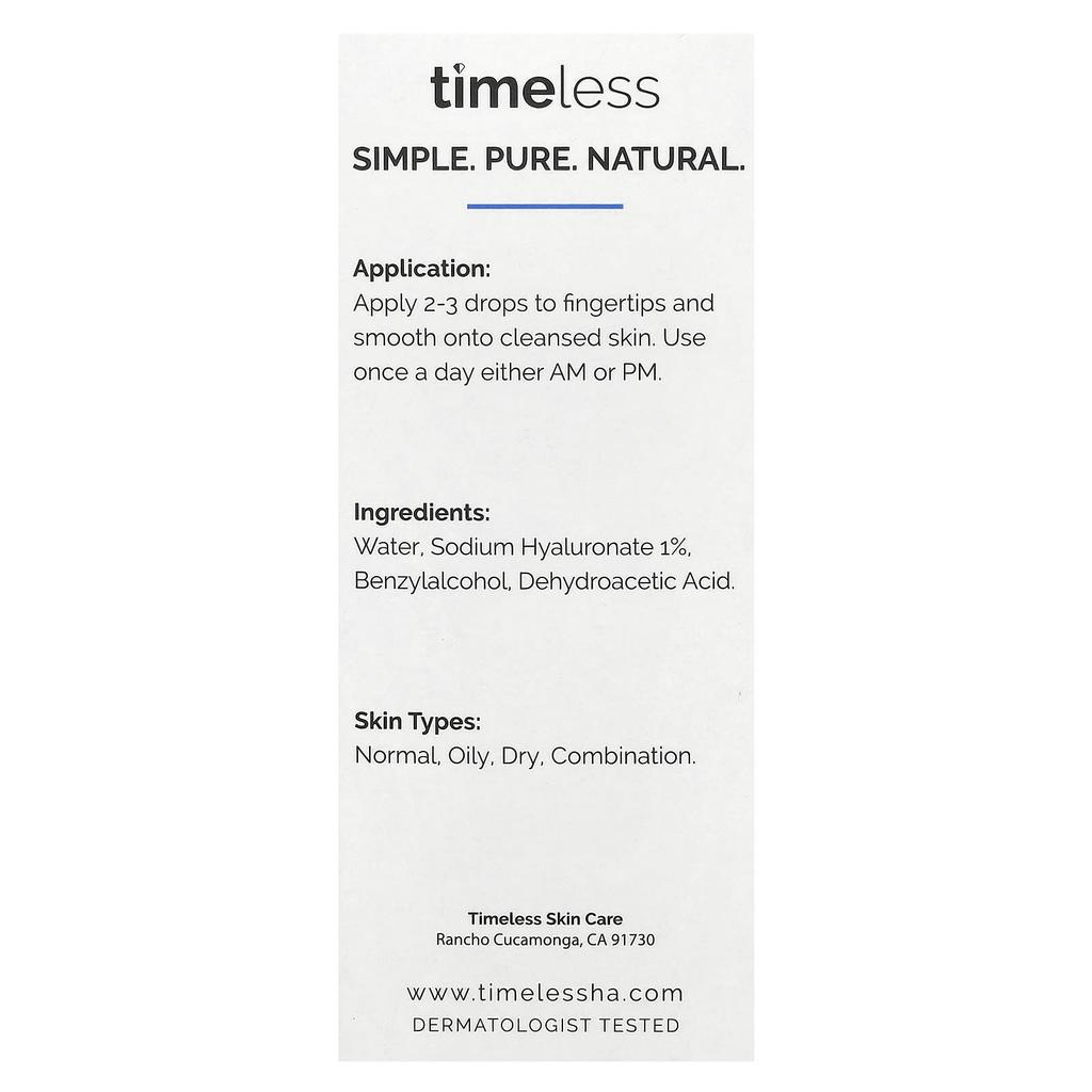 100% Pure Hyaluronic Acid, 30Ml(1Fl Oz)
