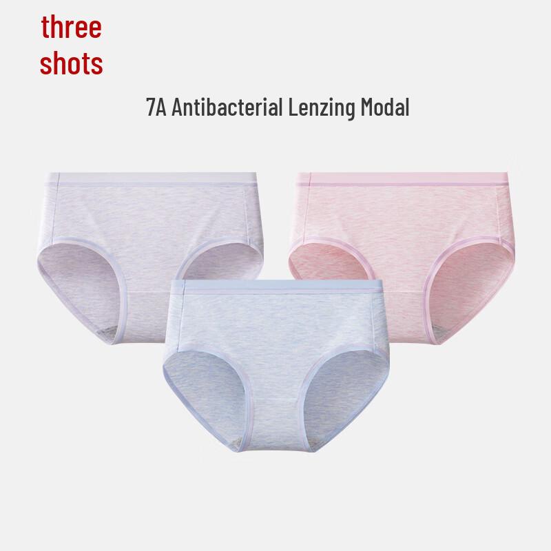 3-Pack Women's Modal Antibacterial Mid-Rise Briefs