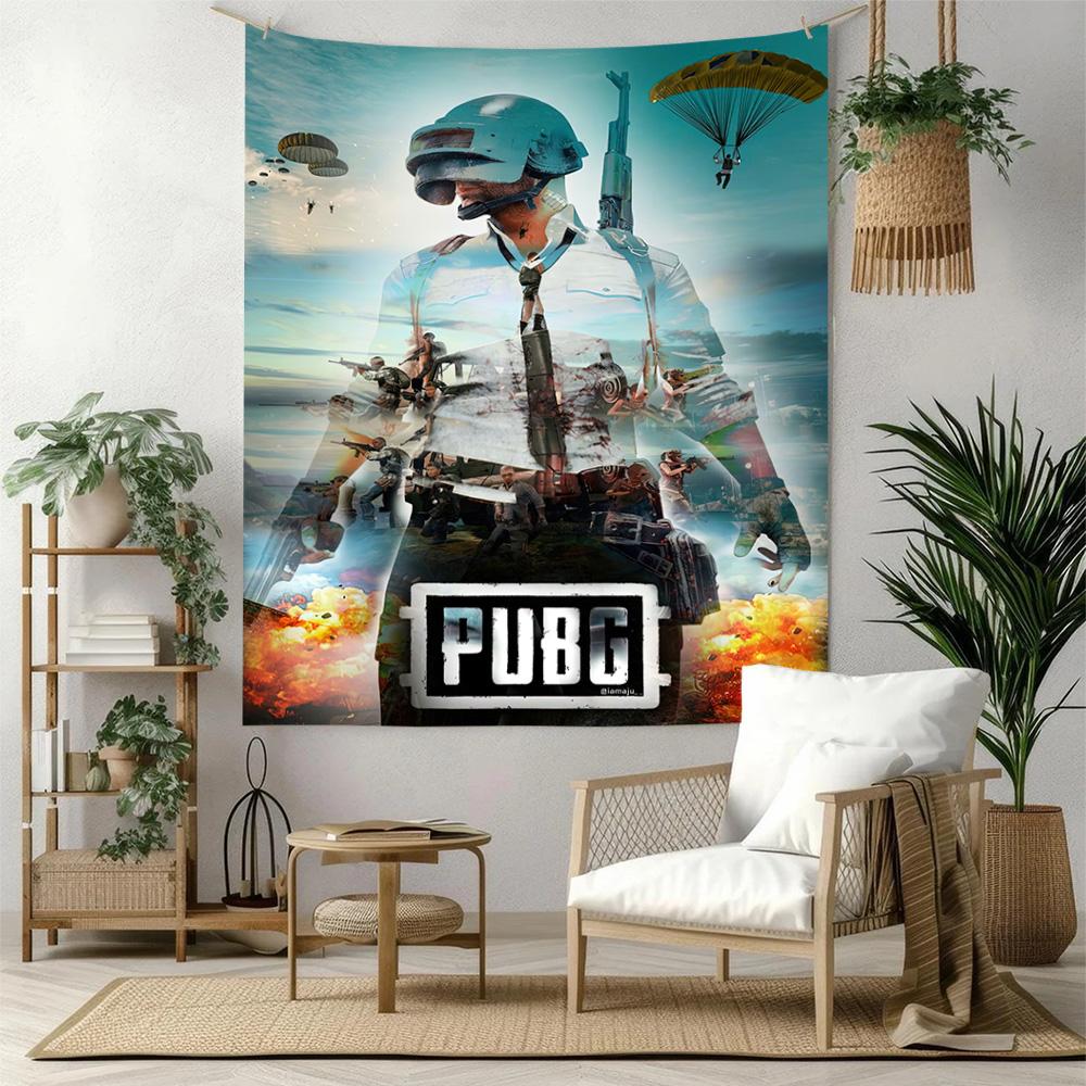 Pubg Wall Decor Tapestry Art For Pet Memorial Birthdaywedding Party Backdrop Family Gift