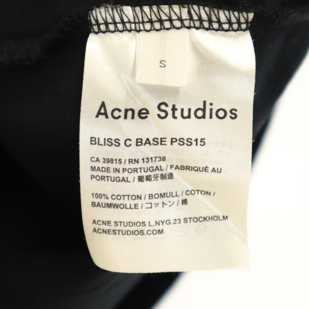 ACNE STUDIOS Made in Portugal Short sleeve T-shirt S black Plain Women Used