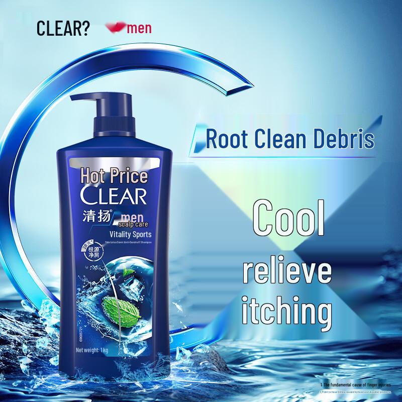 

Clear Men Vitality Sport Mint Anti-Dandruff Shampoo