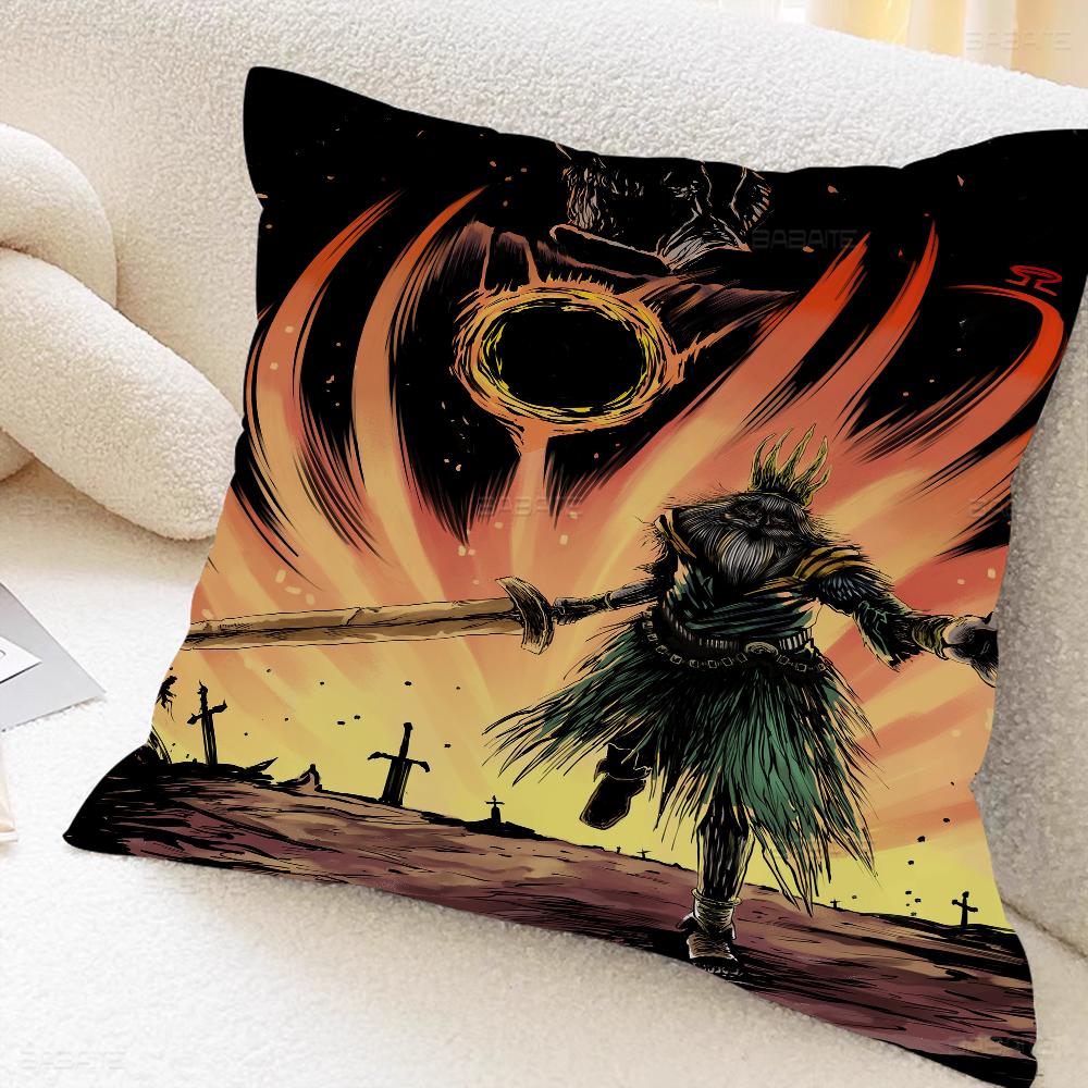 Cartoon Dark Anime Soul Cushion Cover Inches Farmhouse Decor Home Throw Pillow Covers For Couch Decorations
