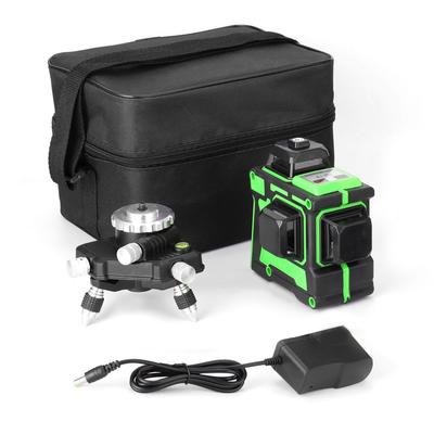 Multifunctional Self-leveling 3D 12 Lines Laser Level Tool Vertical Horizontal Lines with 1.5M 3