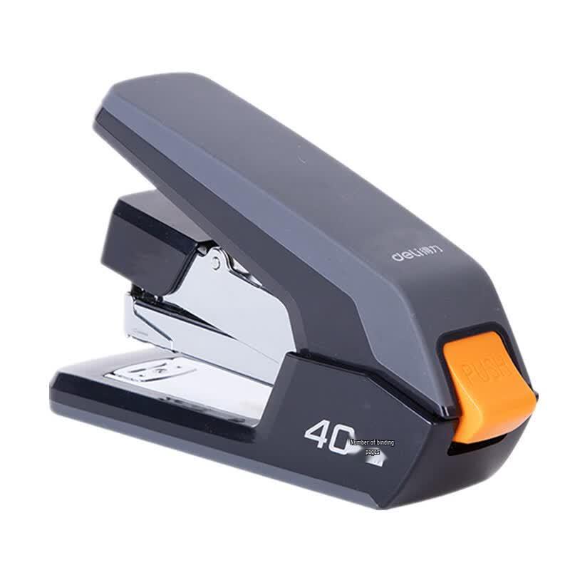 Deli 0371 40-Sheet Effort-Saving Stapler Combo