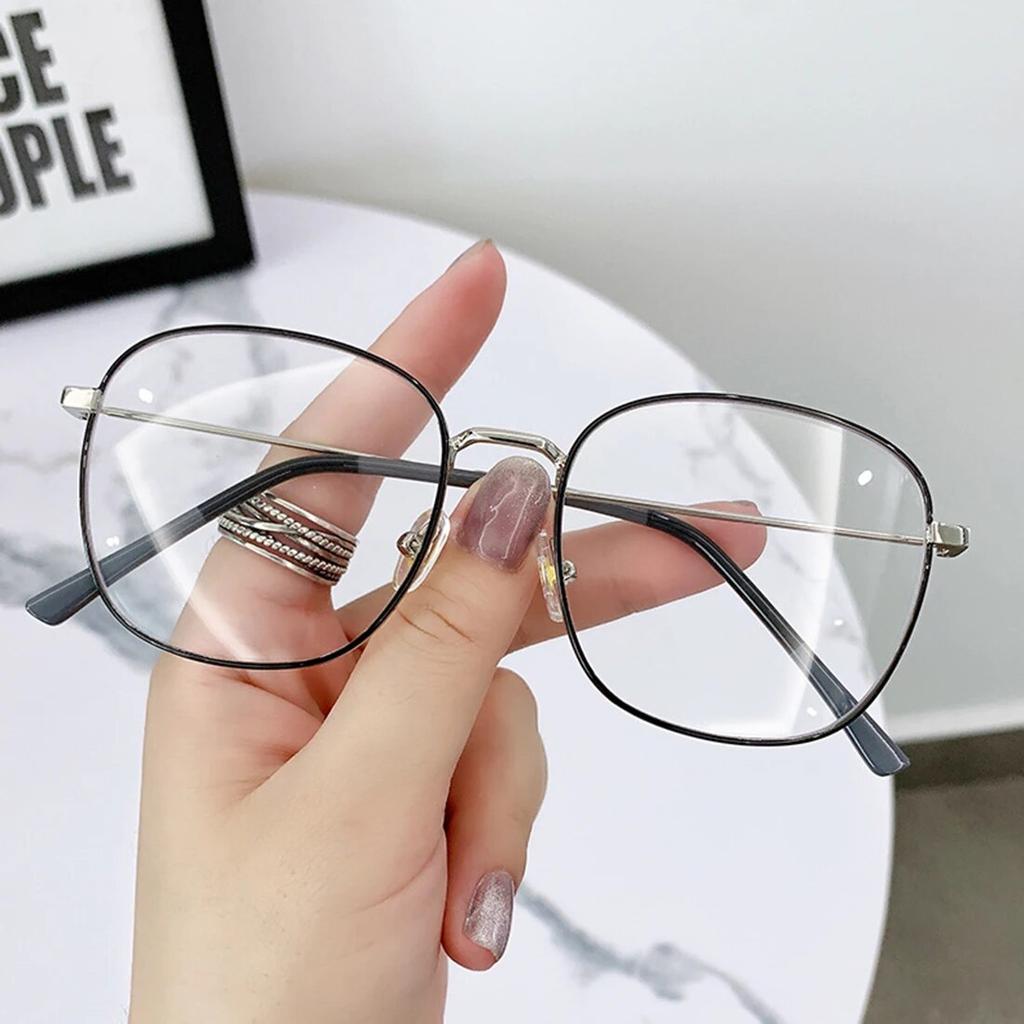 Mode Retro Metall runder Rahmen Anti Blaulicht Brille Frauen Computer Gaming Augenschutz klassische Brille schlichte Brille