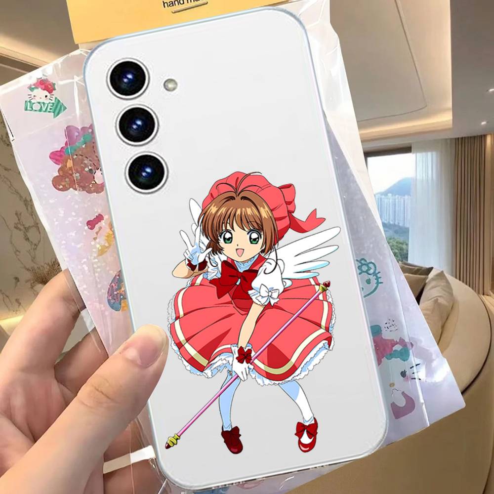 Cute C-Cardcaptor Sakura-s For Samsung Galaxy A52 A12 A51 S21 Edge S22ULTRA S23 S20LITE Plus Ultra Transparent Cover