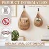 Cotton Rope Fruit Storage Basket Hand Woven Vegetable Storage Basket  Home Storage