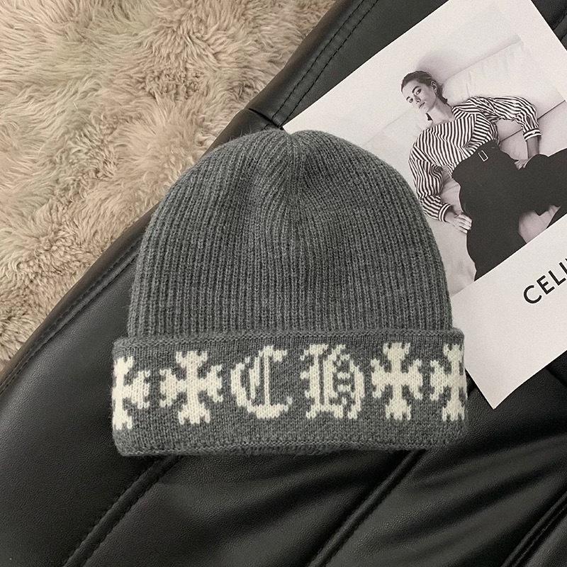 

Нишевая персонализированная вязаная шапка для женщин, маленькое лицо осенью и зимой, теплая шерстяная шапка, большой обхват головы, шапка-мешок, универсальный тренд M（54-59cm） серый