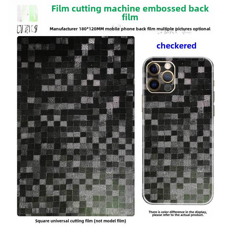 8-Inch 3-Layer Carbon Fiber Blade Laser Cutting Machine for Universal Mobile Phone Leather Pattern Films