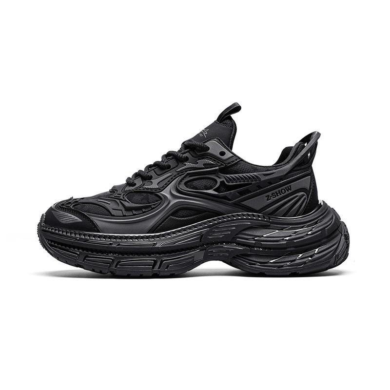 22 spring new Darth Vader Daddy shoes outdoor non-slip microfiber leather comfortable casual sports shoes 39 чёрный