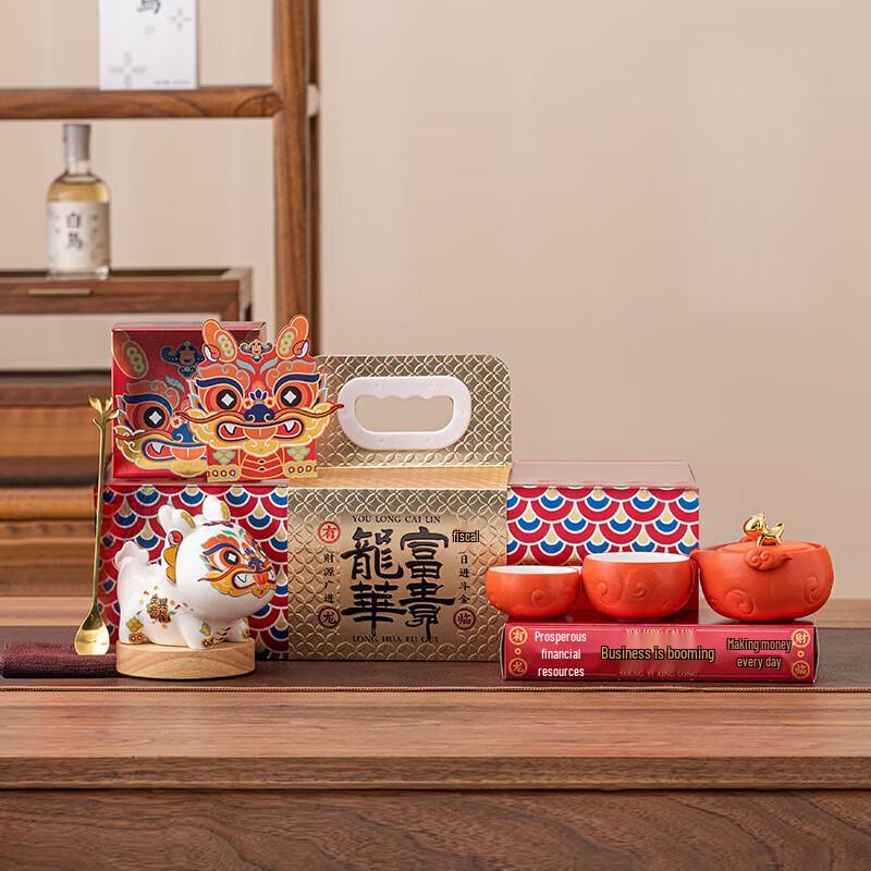 

Керамический чайный набор «Бизнес процветает» в подарочной коробке