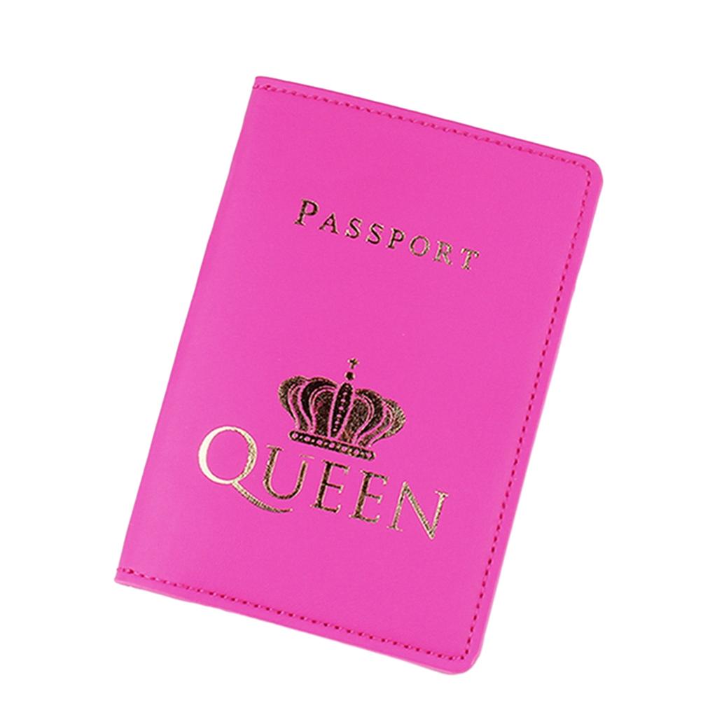 Lover Couple Passport Cover Hot Stamping for Women Men Travel Wedding Passport Cover Holder Fashion Wedding Gift