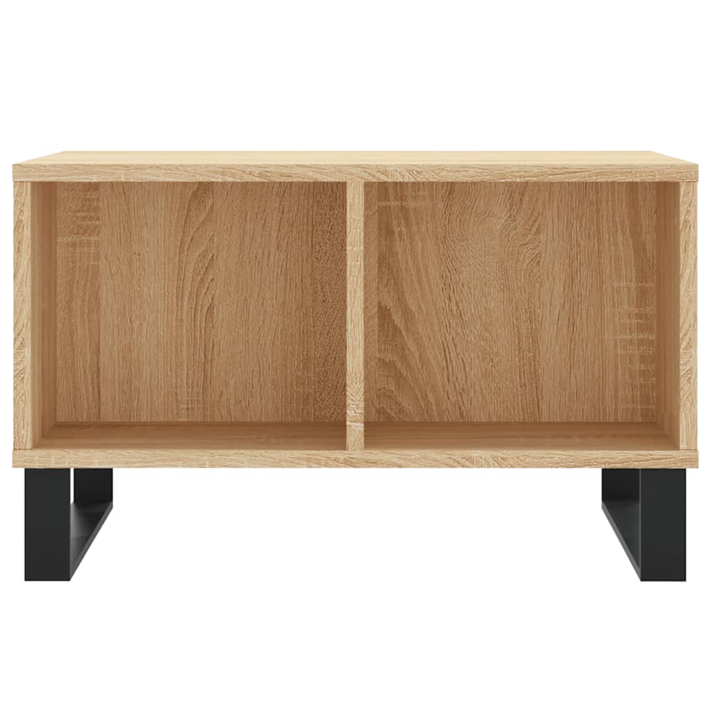 Coffee Table, Sonoma Oak 60x50x36.5 Cm Wood-based Material