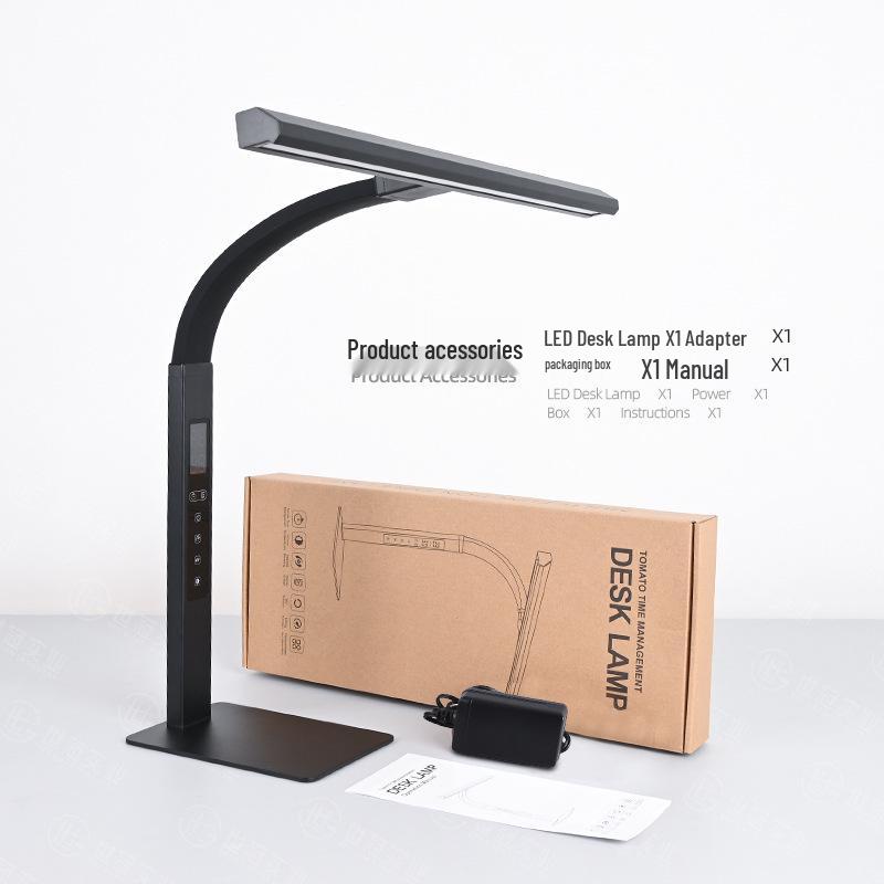 

LED Desk Lamp with Touch Control and Digital Display for Eye Protection